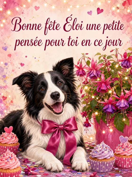 Carte bonne fête Éloi