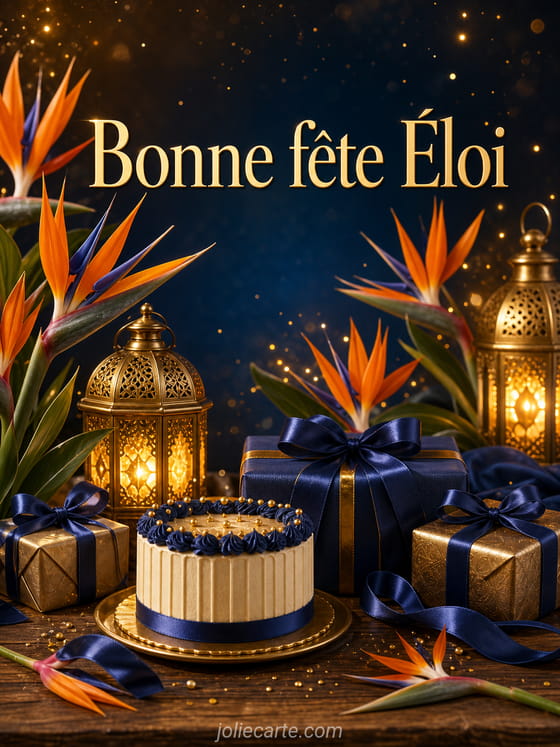 Carte bonne fête Éloi