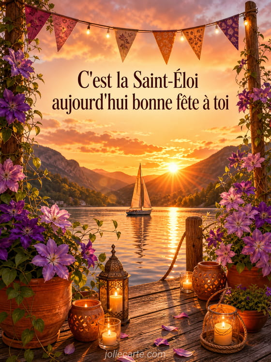 Carte bonne fête Éloi