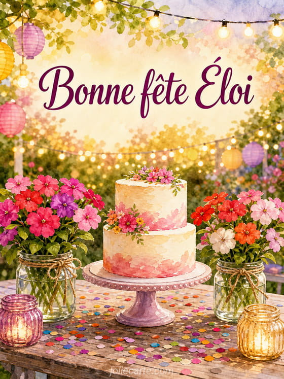 Carte bonne fête Éloi