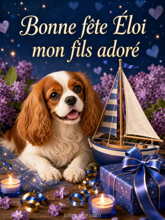 Carte bonne fête Éloi