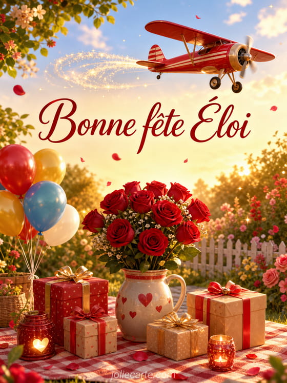 Carte bonne fête Éloi