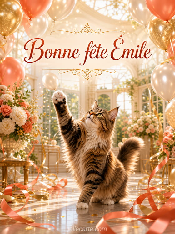 Carte bonne fĂȘte Ămile