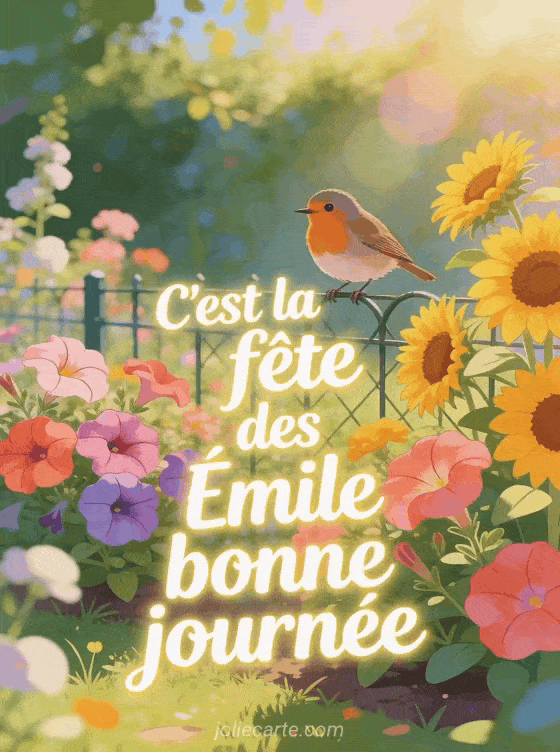 Bonne fête Émile - Bonne fete emile image