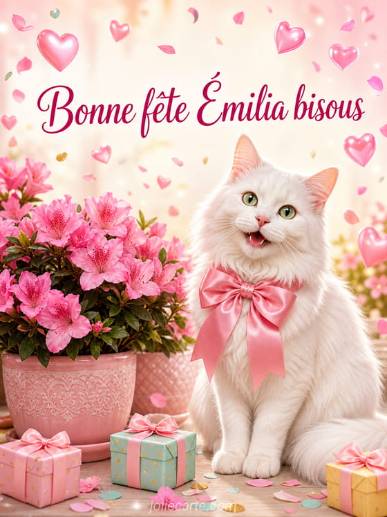 Carte bonne fĂȘte Ămilia