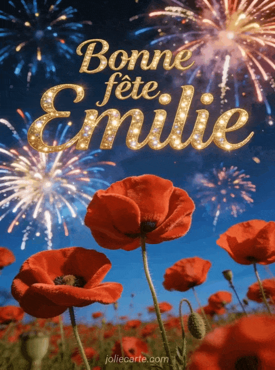 Bonne fête Emilie - Emilie bonne fete image