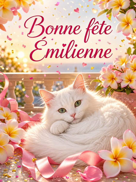 Carte bonne fĂȘte Ămilienne