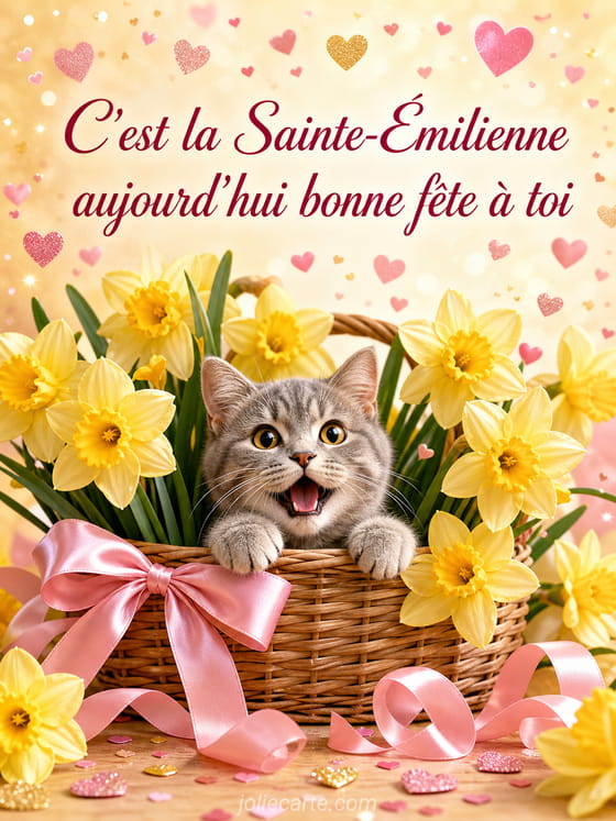 Carte bonne fĂȘte Ămilienne