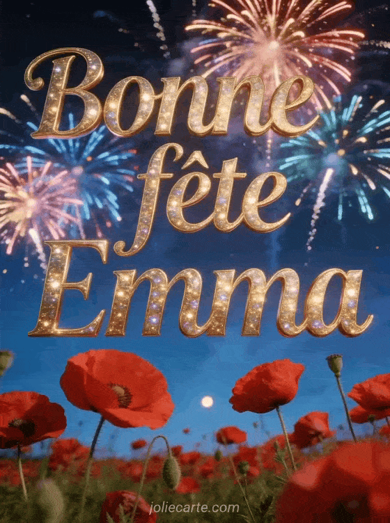 Bonne fête Emma - Emma bonne fete image