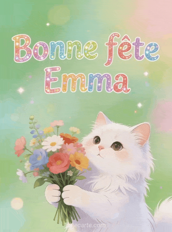 Bonne fête Emma - Emma gif bonne fete