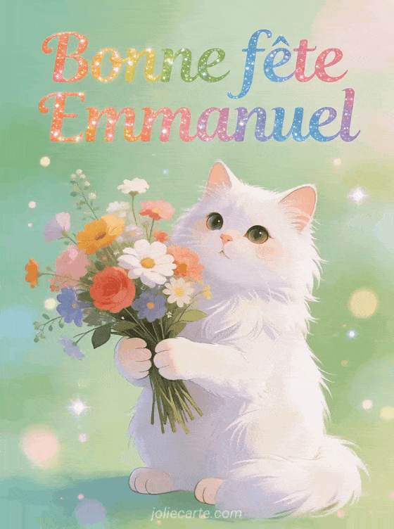 Bonne fête Emmanuel - Emmanuel gif bonne fete