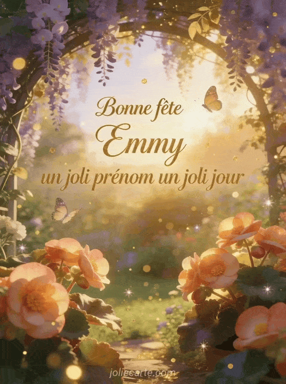 Bonne fête Emmy - Fete sainte emmy