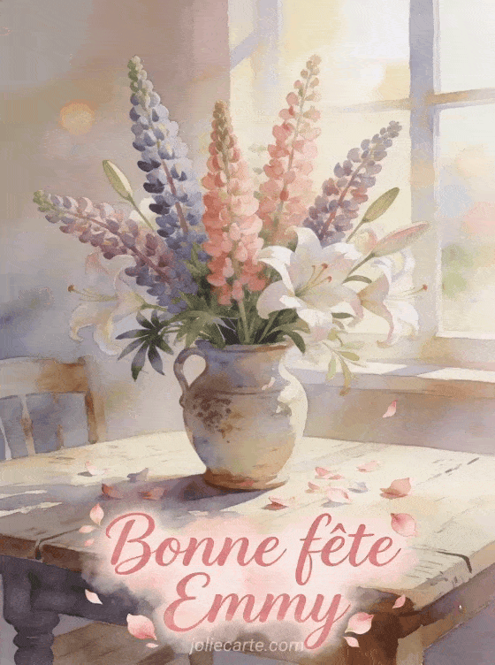 Bonne fête Emmy - Bonne fete emmy fleurs