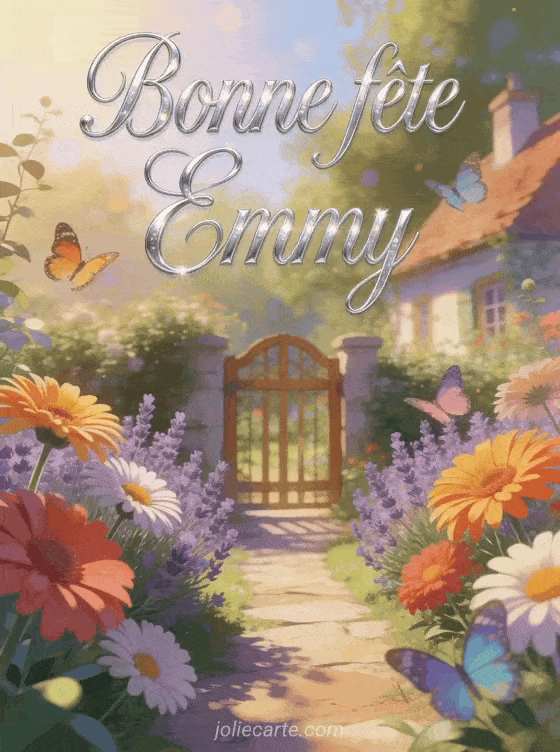 Bonne fête Emmy - Carte bonne fete emmy