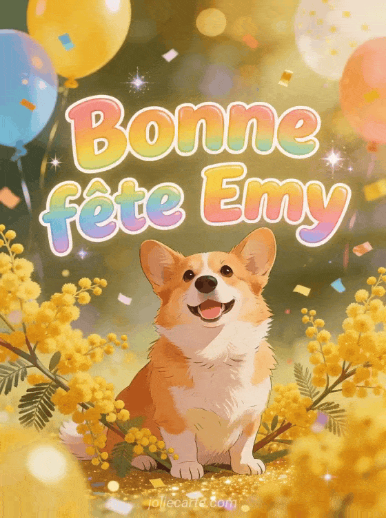 Bonne fête Emy - Bonne fete emy gif