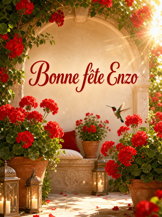 Carte bonne fĂȘte Enzo