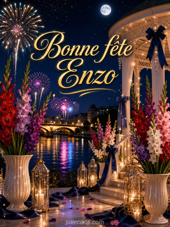 Carte bonne fĂȘte Enzo