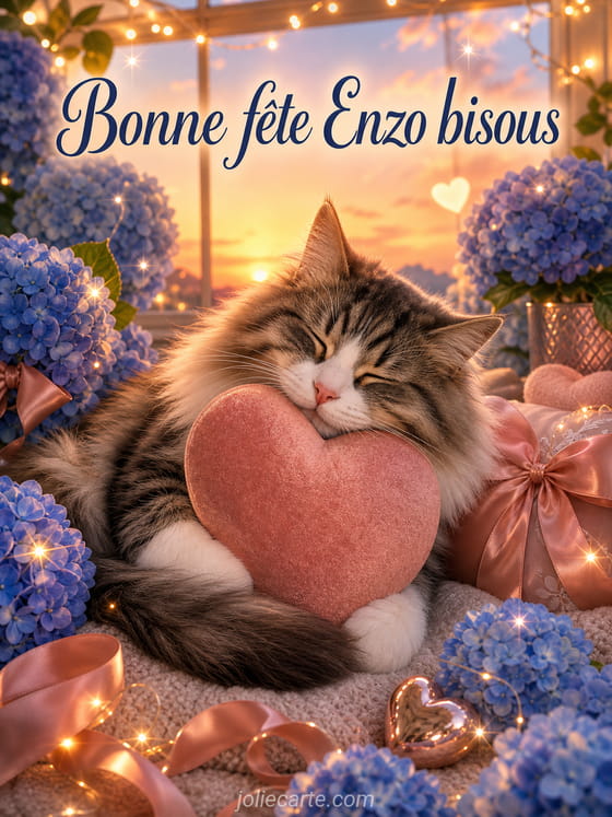 Carte bonne fĂȘte Enzo