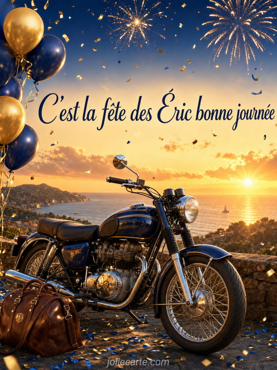 Carte bonne fĂȘte Ăric