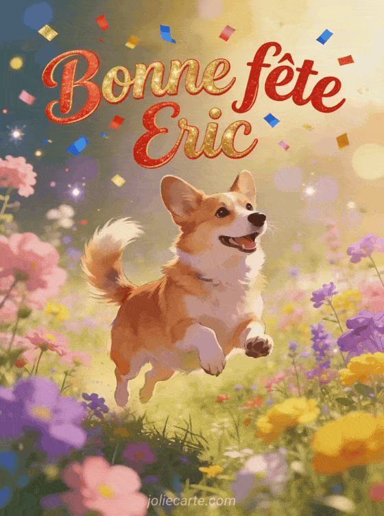 Bonne fête Eric - Eric gif bonne fete gratuit