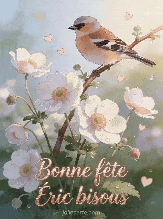 Bonne fête Éric - Bonne fete eric bisous