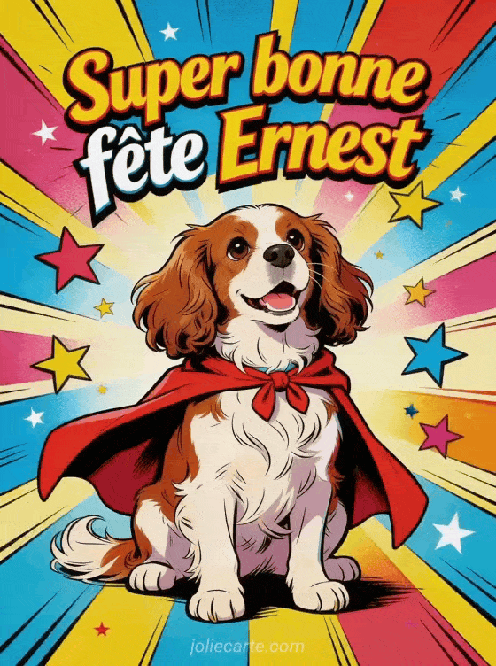 Bonne fête Ernest - Ernest gif bonne fete gratuit