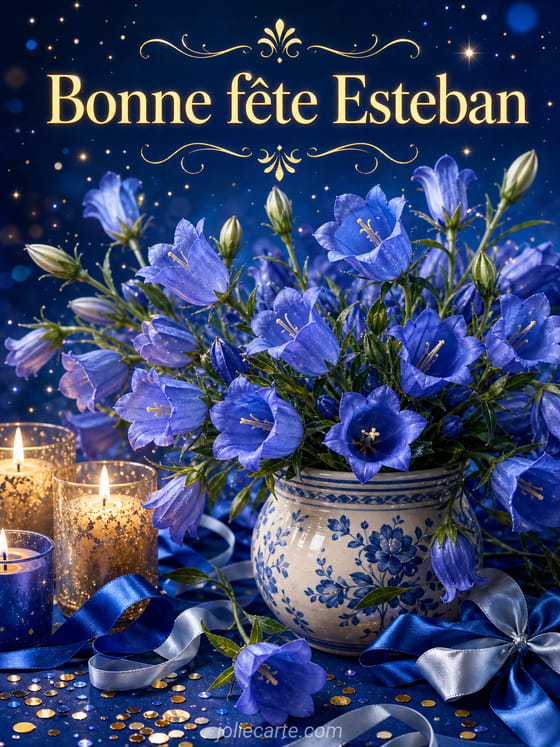 Carte bonne fĂȘte Esteban