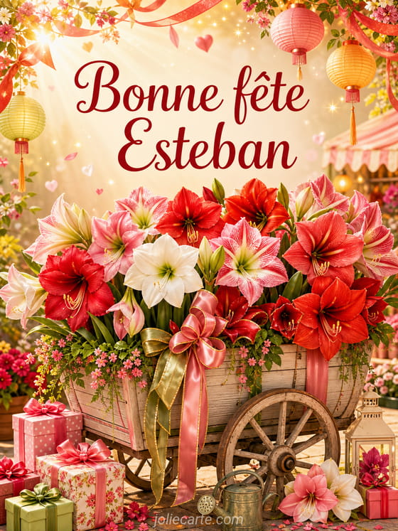 Carte bonne fĂȘte Esteban
