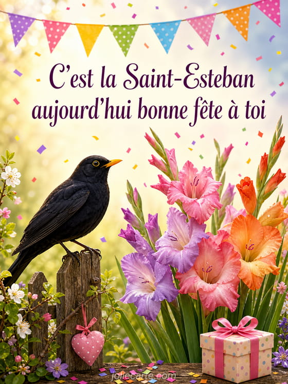 Carte bonne fĂȘte Esteban