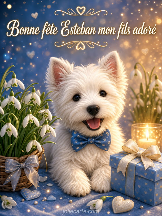 Carte bonne fĂȘte Esteban
