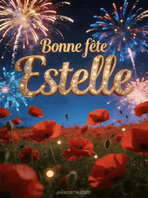 Bonne fête Estelle - Estelle bonne fete image