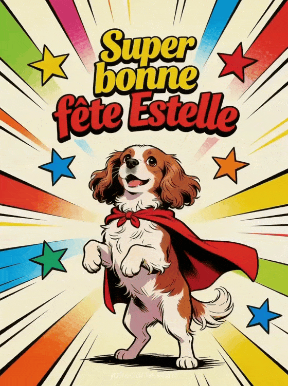 Bonne fête Estelle - Estelle gif bonne fete gratuit