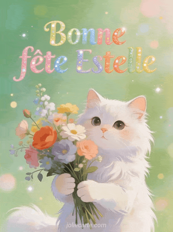 Bonne fête Estelle - Estelle gif bonne fete