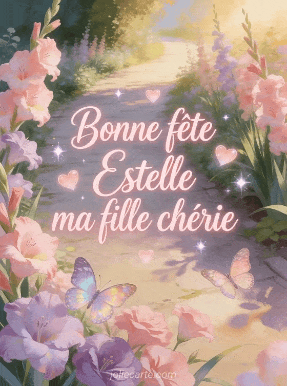 Bonne fête Estelle - Bonne fete estelle ma fille