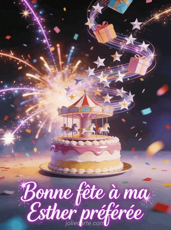 Bonne fête Esther - Bonne fete esther gif