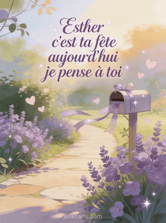 Bonne fête Esther - Fete esther a souhaiter