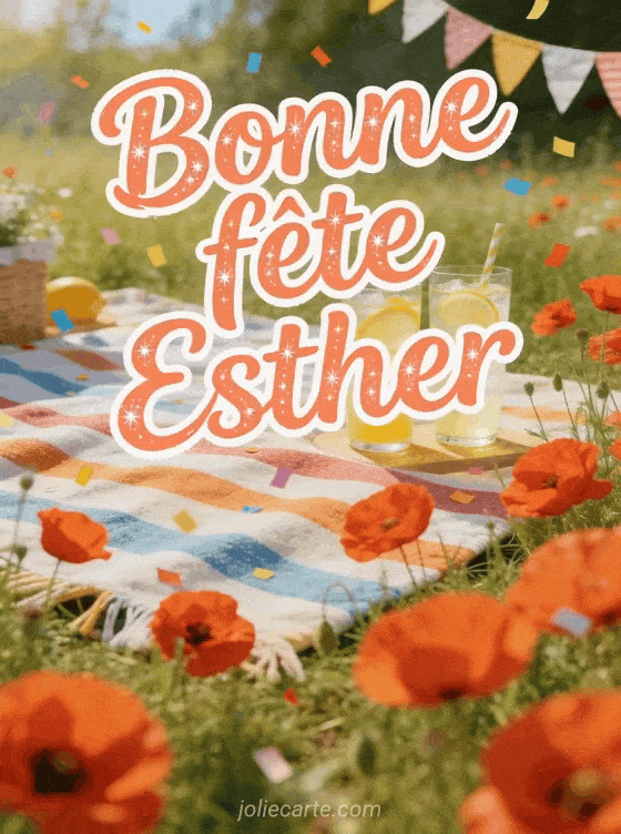 Bonne fête Esther - Fetes esther