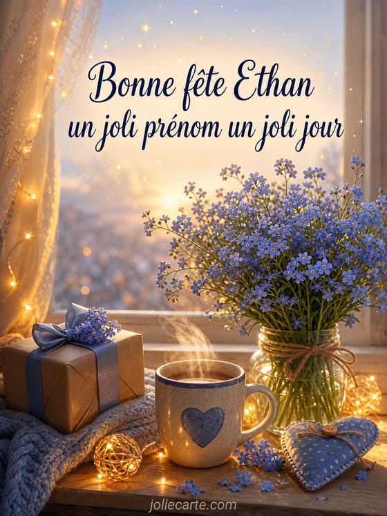Carte bonne fête Ethan