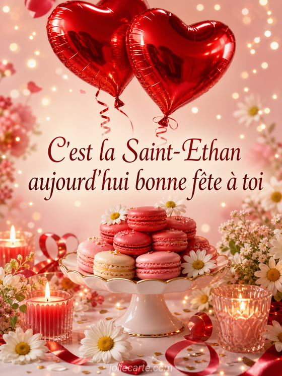 Carte bonne fête Ethan