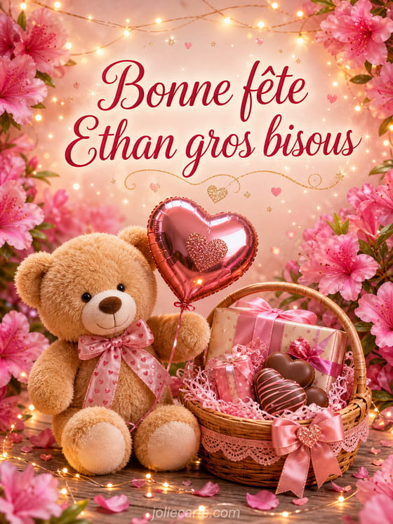 Carte bonne fête Ethan