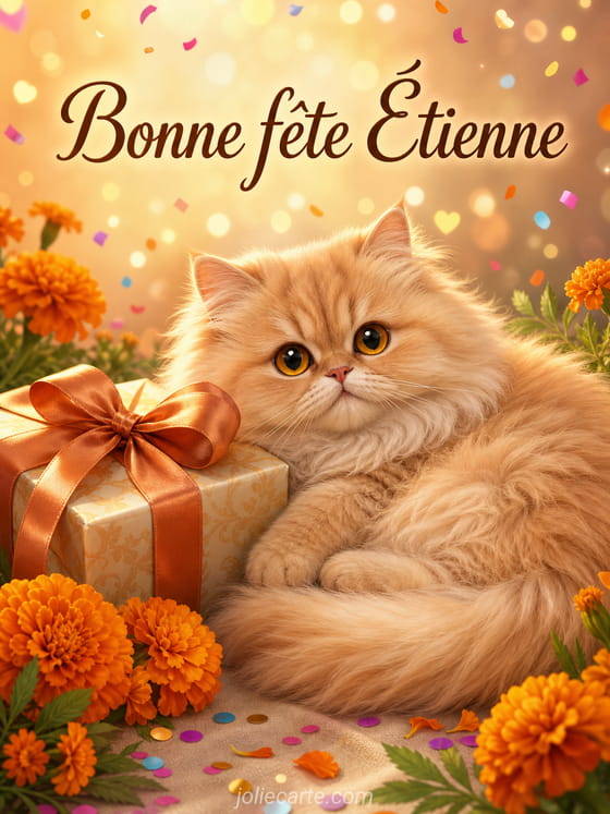 Carte bonne fĂȘte Ătienne