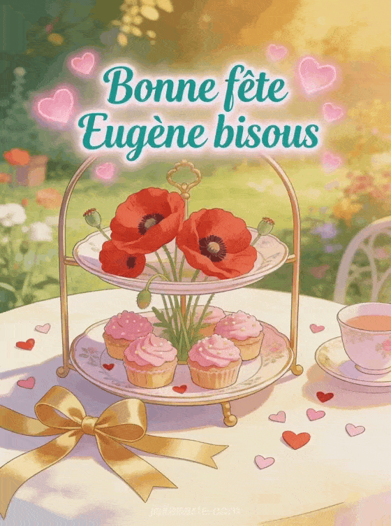 Bonne fête Eugène - Bonne fete eugene bisous
