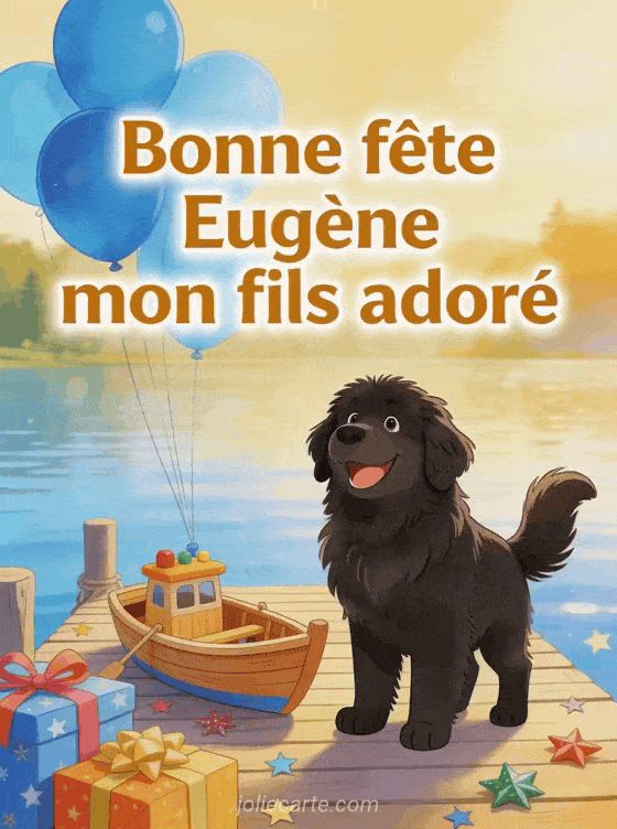 Bonne fête Eugène - Bonne fete eugene mon fils