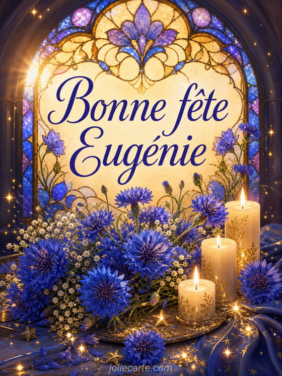 Carte bonne fête Eugénie