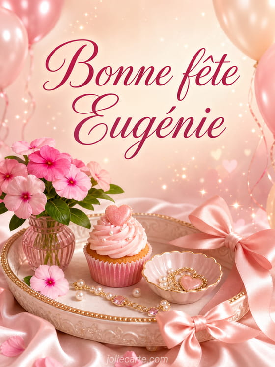 Carte bonne fête Eugénie