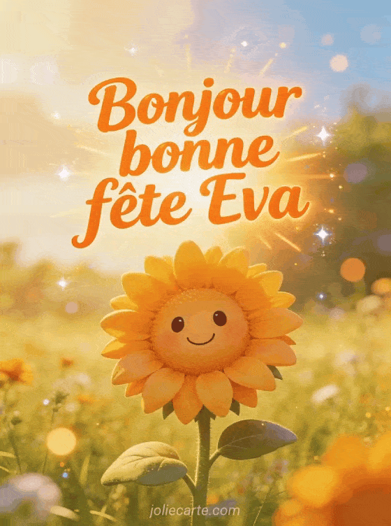Bonne fête Eva - Eva image de bonne fete gratuite