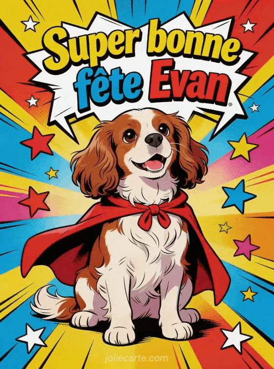Bonne fête Evan - Evan gif bonne fete gratuit