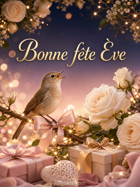 Carte bonne fĂȘte Ăve