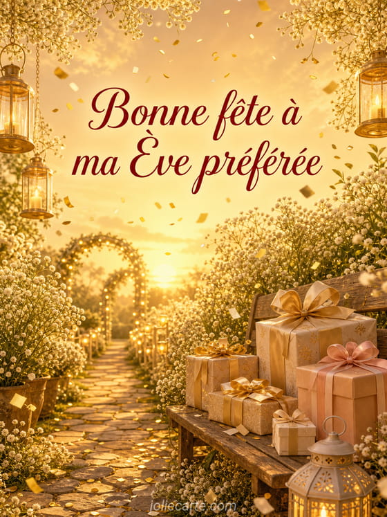Carte bonne fĂȘte Ăve