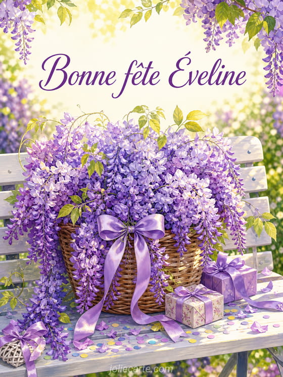 Carte bonne fĂȘte Ăveline